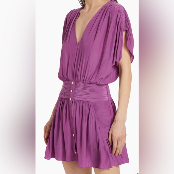 Ramy Brook Corrine Dolman Sleeve Minidress. New Season - Picture 2 of 5